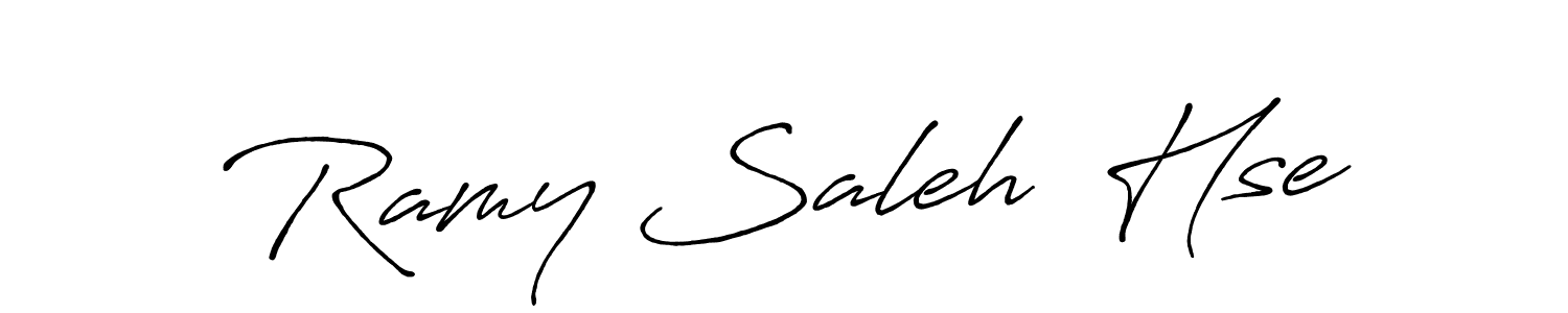 You should practise on your own different ways (Antro_Vectra_Bolder) to write your name (Ramy Saleh  Hse) in signature. don't let someone else do it for you. Ramy Saleh  Hse signature style 7 images and pictures png