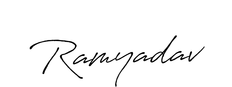 Make a short Ramyadav signature style. Manage your documents anywhere anytime using Antro_Vectra_Bolder. Create and add eSignatures, submit forms, share and send files easily. Ramyadav signature style 7 images and pictures png