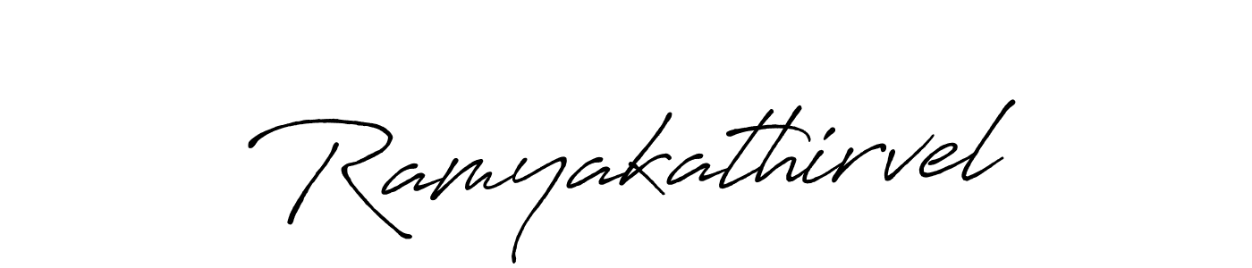 You should practise on your own different ways (Antro_Vectra_Bolder) to write your name (Ramyakathirvel) in signature. don't let someone else do it for you. Ramyakathirvel signature style 7 images and pictures png