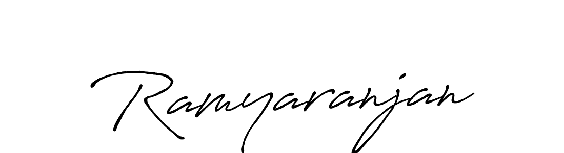Also we have Ramyaranjan name is the best signature style. Create professional handwritten signature collection using Antro_Vectra_Bolder autograph style. Ramyaranjan signature style 7 images and pictures png