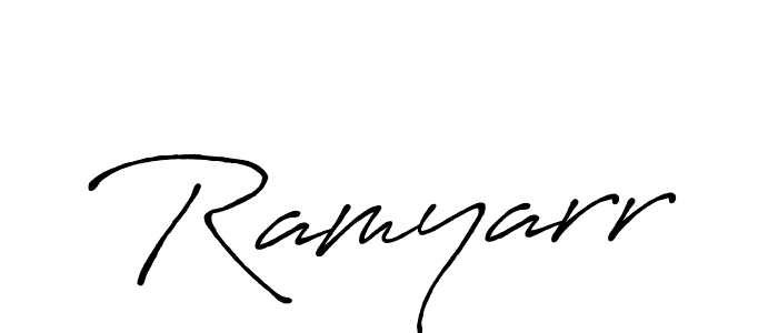 if you are searching for the best signature style for your name Ramyarr. so please give up your signature search. here we have designed multiple signature styles  using Antro_Vectra_Bolder. Ramyarr signature style 7 images and pictures png