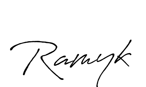 You can use this online signature creator to create a handwritten signature for the name Ramyk. This is the best online autograph maker. Ramyk signature style 7 images and pictures png