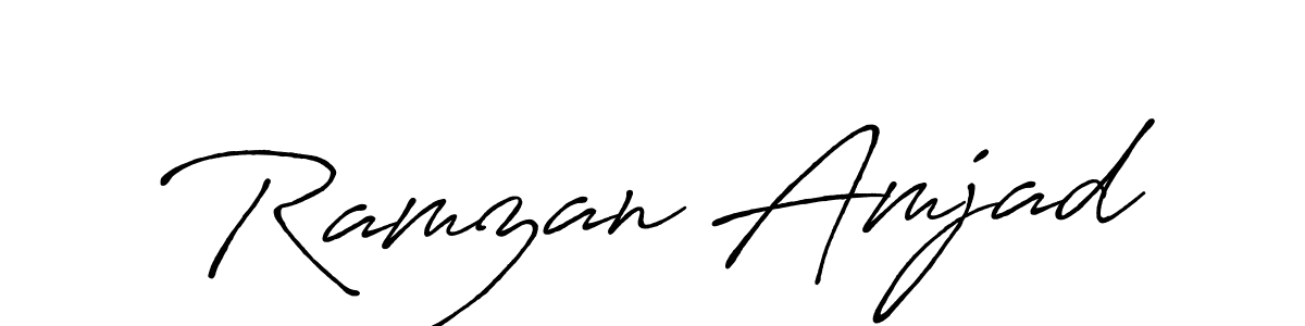 Make a short Ramzan Amjad signature style. Manage your documents anywhere anytime using Antro_Vectra_Bolder. Create and add eSignatures, submit forms, share and send files easily. Ramzan Amjad signature style 7 images and pictures png