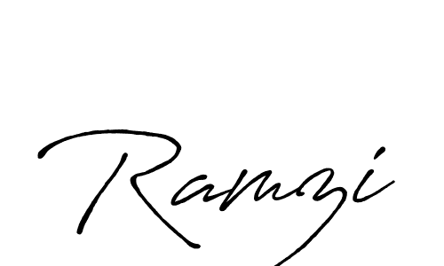 It looks lik you need a new signature style for name Ramzi. Design unique handwritten (Antro_Vectra_Bolder) signature with our free signature maker in just a few clicks. Ramzi signature style 7 images and pictures png