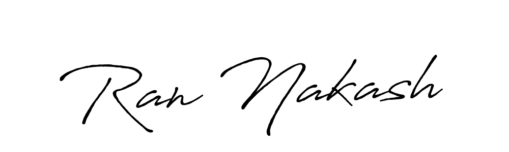 Antro_Vectra_Bolder is a professional signature style that is perfect for those who want to add a touch of class to their signature. It is also a great choice for those who want to make their signature more unique. Get Ran Nakash name to fancy signature for free. Ran Nakash signature style 7 images and pictures png