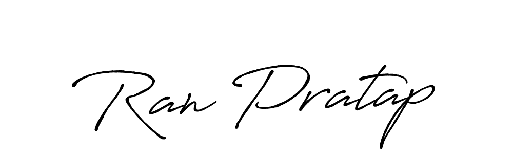 Ran Pratap stylish signature style. Best Handwritten Sign (Antro_Vectra_Bolder) for my name. Handwritten Signature Collection Ideas for my name Ran Pratap. Ran Pratap signature style 7 images and pictures png