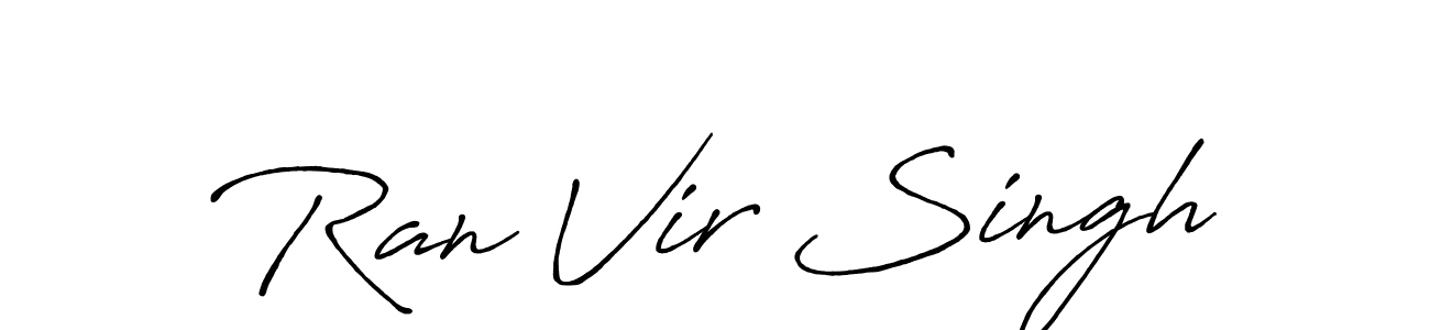 Also we have Ran Vir Singh name is the best signature style. Create professional handwritten signature collection using Antro_Vectra_Bolder autograph style. Ran Vir Singh signature style 7 images and pictures png