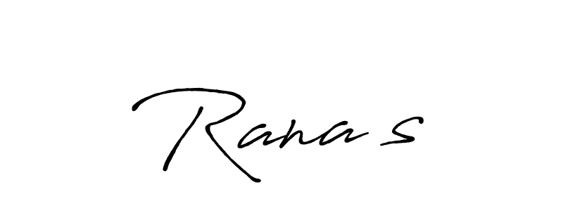 Also we have Rana’s name is the best signature style. Create professional handwritten signature collection using Antro_Vectra_Bolder autograph style. Rana’s signature style 7 images and pictures png