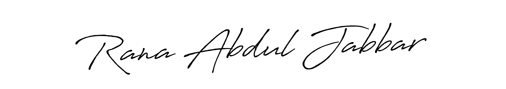 if you are searching for the best signature style for your name Rana Abdul Jabbar. so please give up your signature search. here we have designed multiple signature styles  using Antro_Vectra_Bolder. Rana Abdul Jabbar signature style 7 images and pictures png