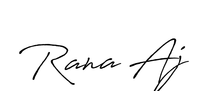 Make a beautiful signature design for name Rana Aj. Use this online signature maker to create a handwritten signature for free. Rana Aj signature style 7 images and pictures png