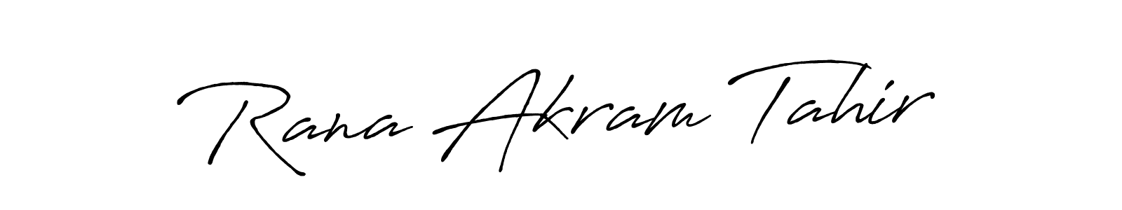 Make a beautiful signature design for name Rana Akram Tahir. Use this online signature maker to create a handwritten signature for free. Rana Akram Tahir signature style 7 images and pictures png