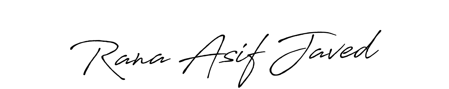 Also You can easily find your signature by using the search form. We will create Rana Asif Javed name handwritten signature images for you free of cost using Antro_Vectra_Bolder sign style. Rana Asif Javed signature style 7 images and pictures png