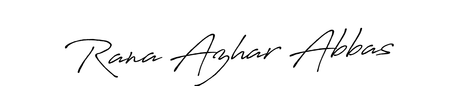 The best way (Antro_Vectra_Bolder) to make a short signature is to pick only two or three words in your name. The name Rana Azhar Abbas include a total of six letters. For converting this name. Rana Azhar Abbas signature style 7 images and pictures png