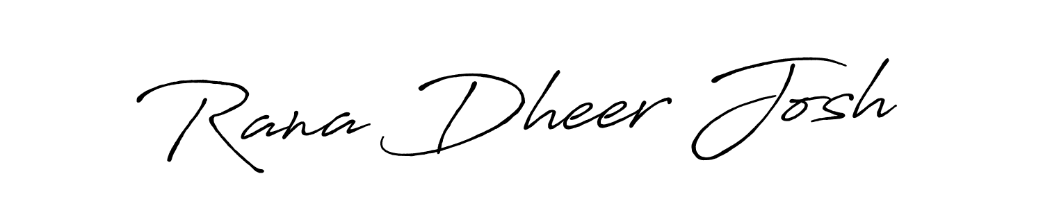 Antro_Vectra_Bolder is a professional signature style that is perfect for those who want to add a touch of class to their signature. It is also a great choice for those who want to make their signature more unique. Get Rana Dheer Josh name to fancy signature for free. Rana Dheer Josh signature style 7 images and pictures png