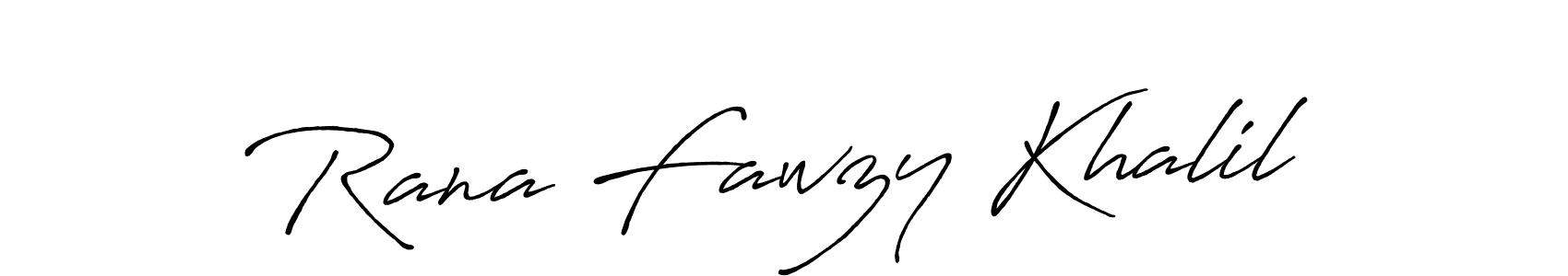 Rana Fawzy Khalil stylish signature style. Best Handwritten Sign (Antro_Vectra_Bolder) for my name. Handwritten Signature Collection Ideas for my name Rana Fawzy Khalil. Rana Fawzy Khalil signature style 7 images and pictures png