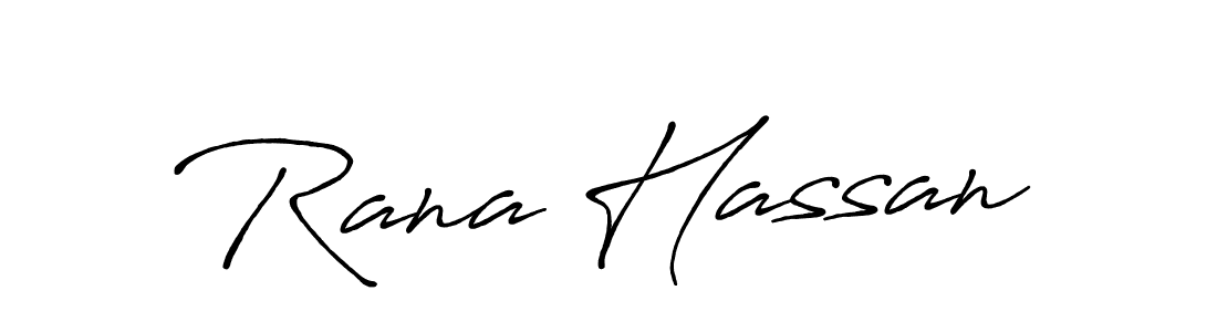 Also You can easily find your signature by using the search form. We will create Rana Hassan name handwritten signature images for you free of cost using Antro_Vectra_Bolder sign style. Rana Hassan signature style 7 images and pictures png