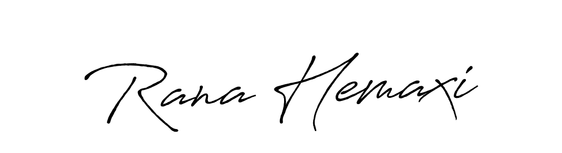 Use a signature maker to create a handwritten signature online. With this signature software, you can design (Antro_Vectra_Bolder) your own signature for name Rana Hemaxi. Rana Hemaxi signature style 7 images and pictures png