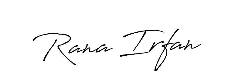 Make a beautiful signature design for name Rana Irfan. Use this online signature maker to create a handwritten signature for free. Rana Irfan signature style 7 images and pictures png