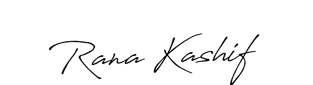 Also You can easily find your signature by using the search form. We will create Rana Kashif name handwritten signature images for you free of cost using Antro_Vectra_Bolder sign style. Rana Kashif signature style 7 images and pictures png