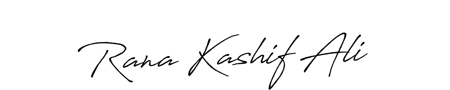 Use a signature maker to create a handwritten signature online. With this signature software, you can design (Antro_Vectra_Bolder) your own signature for name Rana Kashif Ali. Rana Kashif Ali signature style 7 images and pictures png