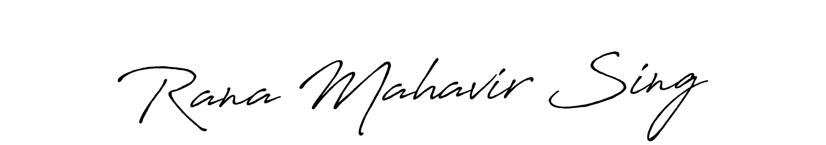 Also we have Rana Mahavir Sing name is the best signature style. Create professional handwritten signature collection using Antro_Vectra_Bolder autograph style. Rana Mahavir Sing signature style 7 images and pictures png