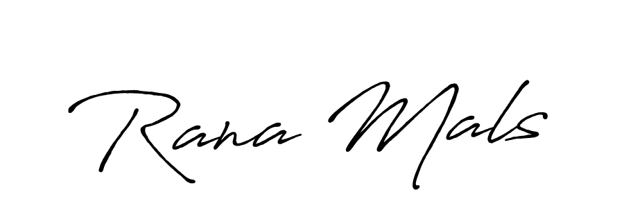 How to make Rana Mals signature? Antro_Vectra_Bolder is a professional autograph style. Create handwritten signature for Rana Mals name. Rana Mals signature style 7 images and pictures png