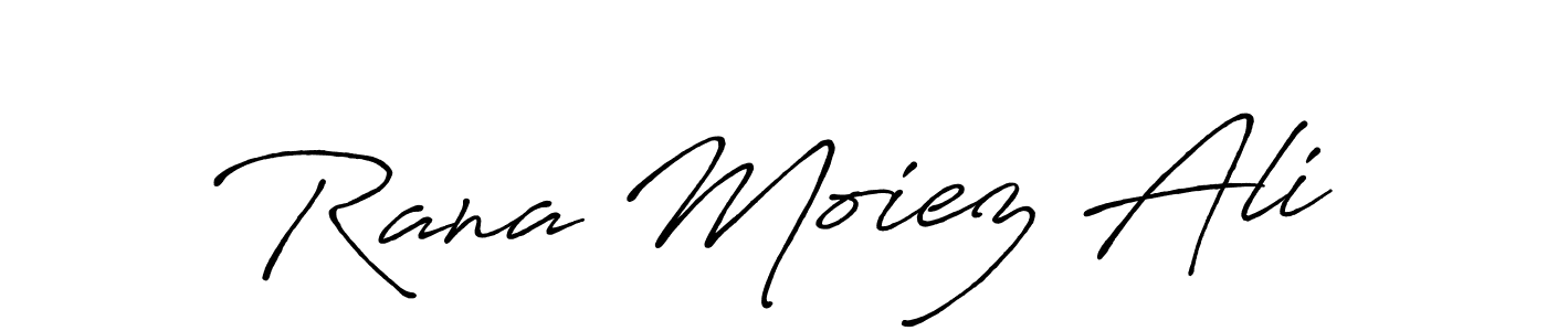 Also You can easily find your signature by using the search form. We will create Rana Moiez Ali name handwritten signature images for you free of cost using Antro_Vectra_Bolder sign style. Rana Moiez Ali signature style 7 images and pictures png