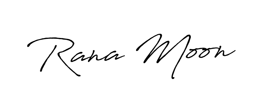 Make a beautiful signature design for name Rana Moon. Use this online signature maker to create a handwritten signature for free. Rana Moon signature style 7 images and pictures png