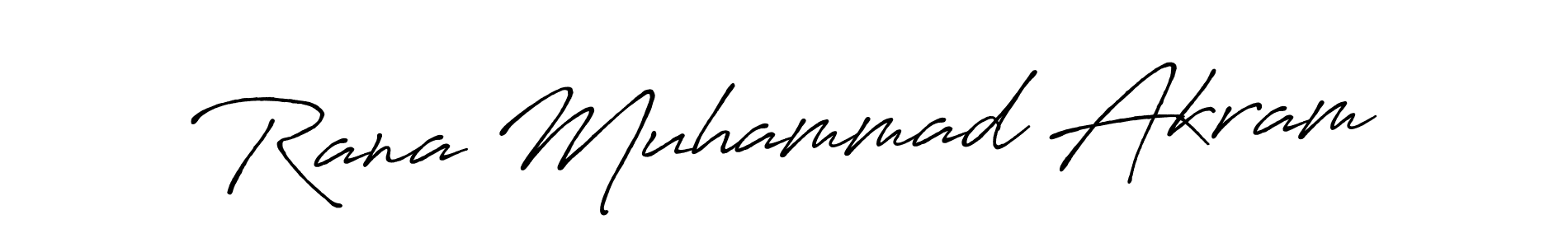 Also we have Rana Muhammad Akram name is the best signature style. Create professional handwritten signature collection using Antro_Vectra_Bolder autograph style. Rana Muhammad Akram signature style 7 images and pictures png