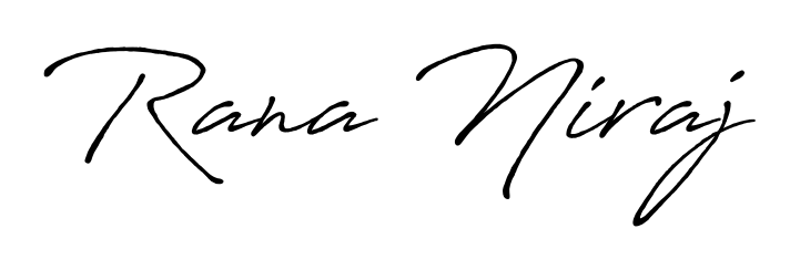 Discover the perfect balance of readability and style for Rana Niraj with Antro_Vectra_Bolder font. Create your dream signature today. Rana Niraj signature style 7 images and pictures png