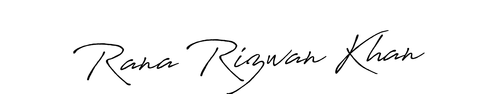 Here are the top 10 professional signature styles for the name Rana Rizwan Khan. These are the best autograph styles you can use for your name. Rana Rizwan Khan signature style 7 images and pictures png