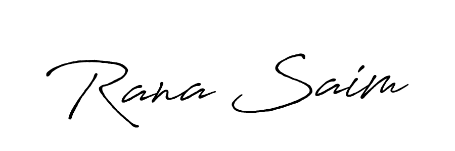Once you've used our free online signature maker to create your best signature Antro_Vectra_Bolder style, it's time to enjoy all of the benefits that Rana Saim name signing documents. Rana Saim signature style 7 images and pictures png