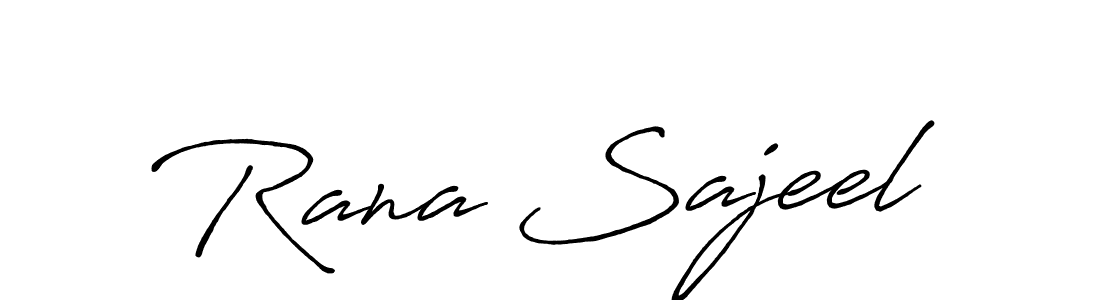 It looks lik you need a new signature style for name Rana Sajeel. Design unique handwritten (Antro_Vectra_Bolder) signature with our free signature maker in just a few clicks. Rana Sajeel signature style 7 images and pictures png