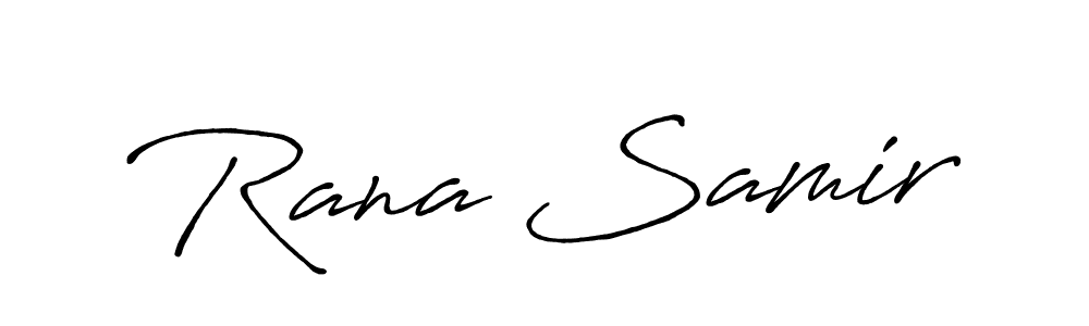 Once you've used our free online signature maker to create your best signature Antro_Vectra_Bolder style, it's time to enjoy all of the benefits that Rana Samir name signing documents. Rana Samir signature style 7 images and pictures png