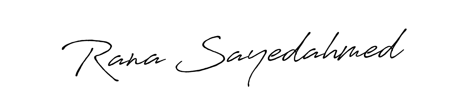 Design your own signature with our free online signature maker. With this signature software, you can create a handwritten (Antro_Vectra_Bolder) signature for name Rana Sayedahmed. Rana Sayedahmed signature style 7 images and pictures png