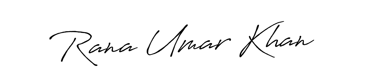 Also we have Rana Umar Khan name is the best signature style. Create professional handwritten signature collection using Antro_Vectra_Bolder autograph style. Rana Umar Khan signature style 7 images and pictures png