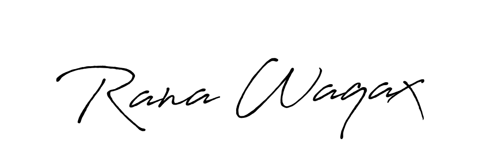 Make a beautiful signature design for name Rana Waqax. Use this online signature maker to create a handwritten signature for free. Rana Waqax signature style 7 images and pictures png