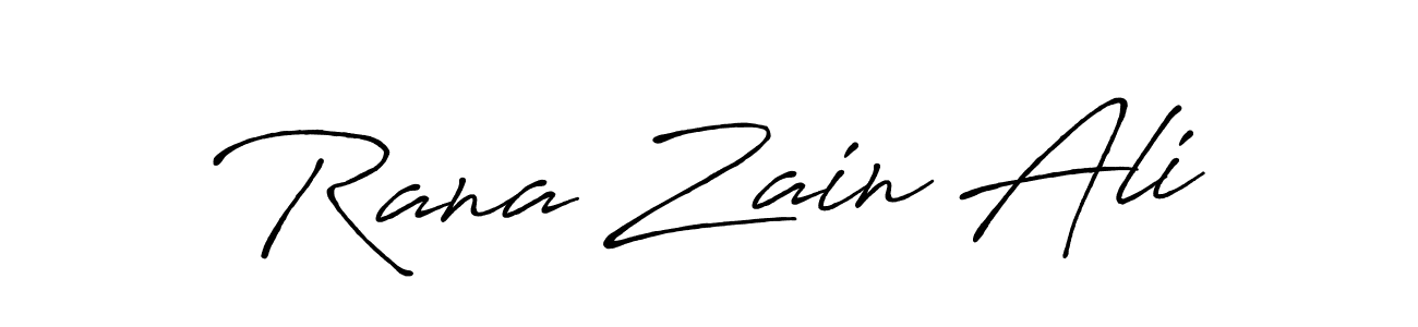 Make a short Rana Zain Ali signature style. Manage your documents anywhere anytime using Antro_Vectra_Bolder. Create and add eSignatures, submit forms, share and send files easily. Rana Zain Ali signature style 7 images and pictures png