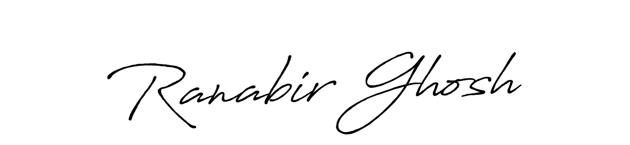 Antro_Vectra_Bolder is a professional signature style that is perfect for those who want to add a touch of class to their signature. It is also a great choice for those who want to make their signature more unique. Get Ranabir Ghosh name to fancy signature for free. Ranabir Ghosh signature style 7 images and pictures png