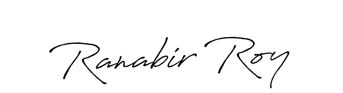 Similarly Antro_Vectra_Bolder is the best handwritten signature design. Signature creator online .You can use it as an online autograph creator for name Ranabir Roy. Ranabir Roy signature style 7 images and pictures png