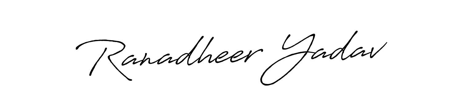 Once you've used our free online signature maker to create your best signature Antro_Vectra_Bolder style, it's time to enjoy all of the benefits that Ranadheer Yadav name signing documents. Ranadheer Yadav signature style 7 images and pictures png