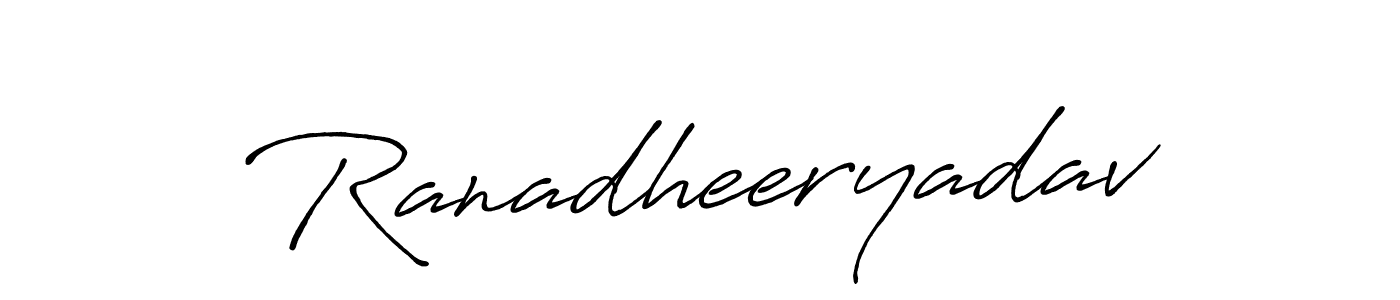 It looks lik you need a new signature style for name Ranadheeryadav. Design unique handwritten (Antro_Vectra_Bolder) signature with our free signature maker in just a few clicks. Ranadheeryadav signature style 7 images and pictures png