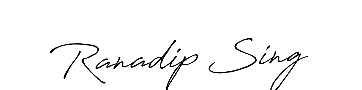 Similarly Antro_Vectra_Bolder is the best handwritten signature design. Signature creator online .You can use it as an online autograph creator for name Ranadip Sing. Ranadip Sing signature style 7 images and pictures png