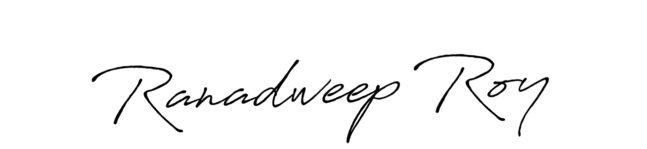 It looks lik you need a new signature style for name Ranadweep Roy. Design unique handwritten (Antro_Vectra_Bolder) signature with our free signature maker in just a few clicks. Ranadweep Roy signature style 7 images and pictures png