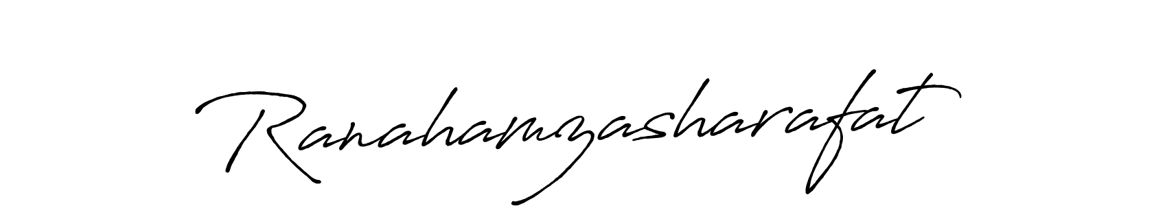 Also we have Ranahamzasharafat name is the best signature style. Create professional handwritten signature collection using Antro_Vectra_Bolder autograph style. Ranahamzasharafat signature style 7 images and pictures png