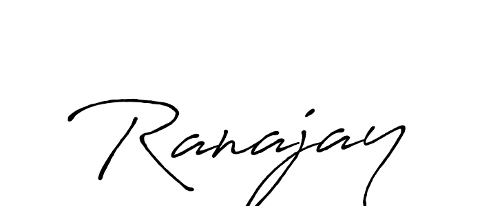 Also You can easily find your signature by using the search form. We will create Ranajay name handwritten signature images for you free of cost using Antro_Vectra_Bolder sign style. Ranajay signature style 7 images and pictures png