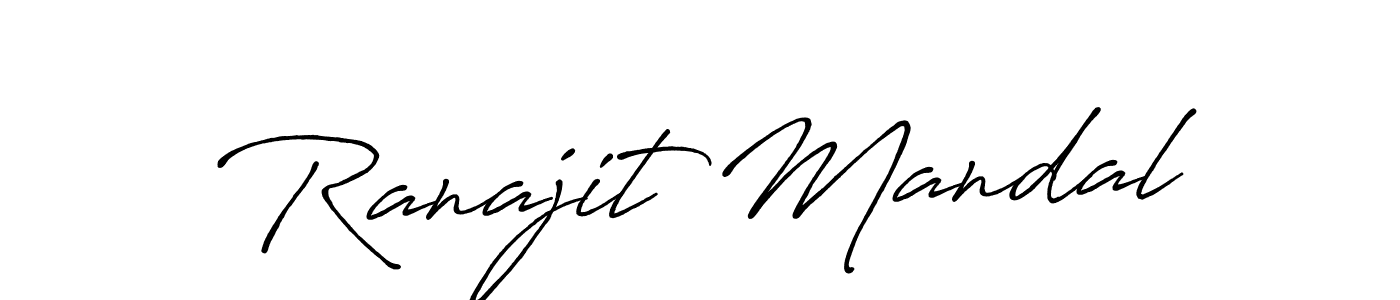 It looks lik you need a new signature style for name Ranajit Mandal. Design unique handwritten (Antro_Vectra_Bolder) signature with our free signature maker in just a few clicks. Ranajit Mandal signature style 7 images and pictures png