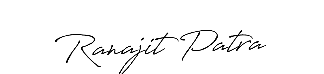 Use a signature maker to create a handwritten signature online. With this signature software, you can design (Antro_Vectra_Bolder) your own signature for name Ranajit Patra. Ranajit Patra signature style 7 images and pictures png