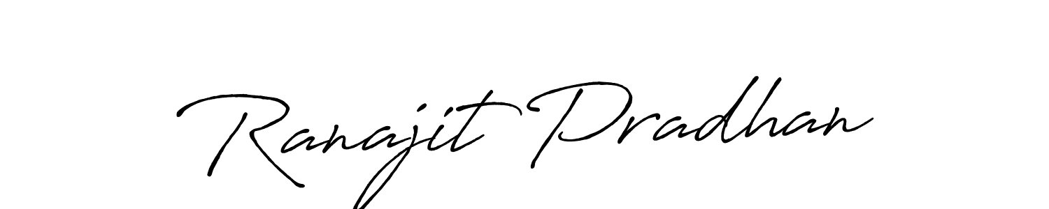 The best way (Antro_Vectra_Bolder) to make a short signature is to pick only two or three words in your name. The name Ranajit Pradhan include a total of six letters. For converting this name. Ranajit Pradhan signature style 7 images and pictures png