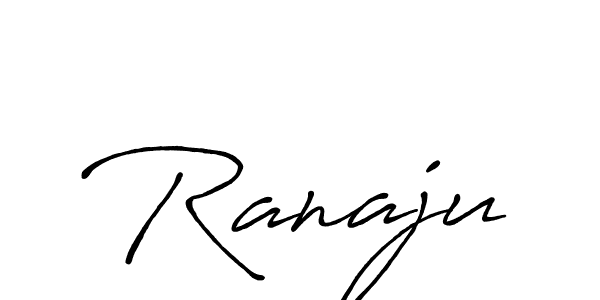 Also You can easily find your signature by using the search form. We will create Ranaju name handwritten signature images for you free of cost using Antro_Vectra_Bolder sign style. Ranaju signature style 7 images and pictures png